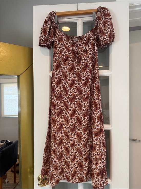 Faithfull the Brand Dresses & Skirts - Faithfull the Brand Rust Paisley Midi Dress